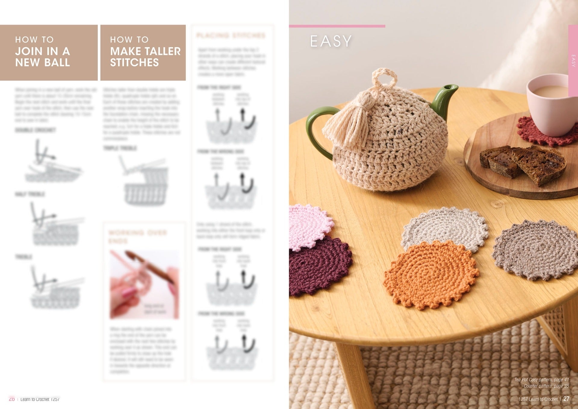 Patons: Learn to Crochet Pattern Booklet 1257