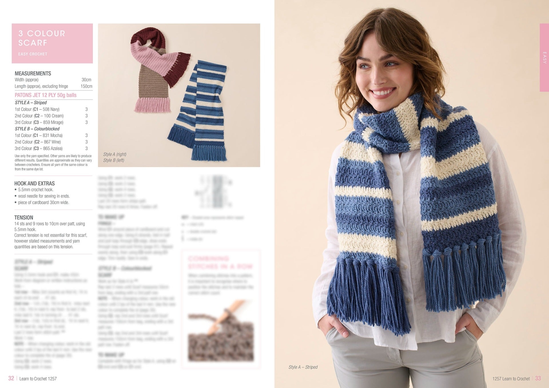 Patons: Learn to Crochet Pattern Booklet 1257