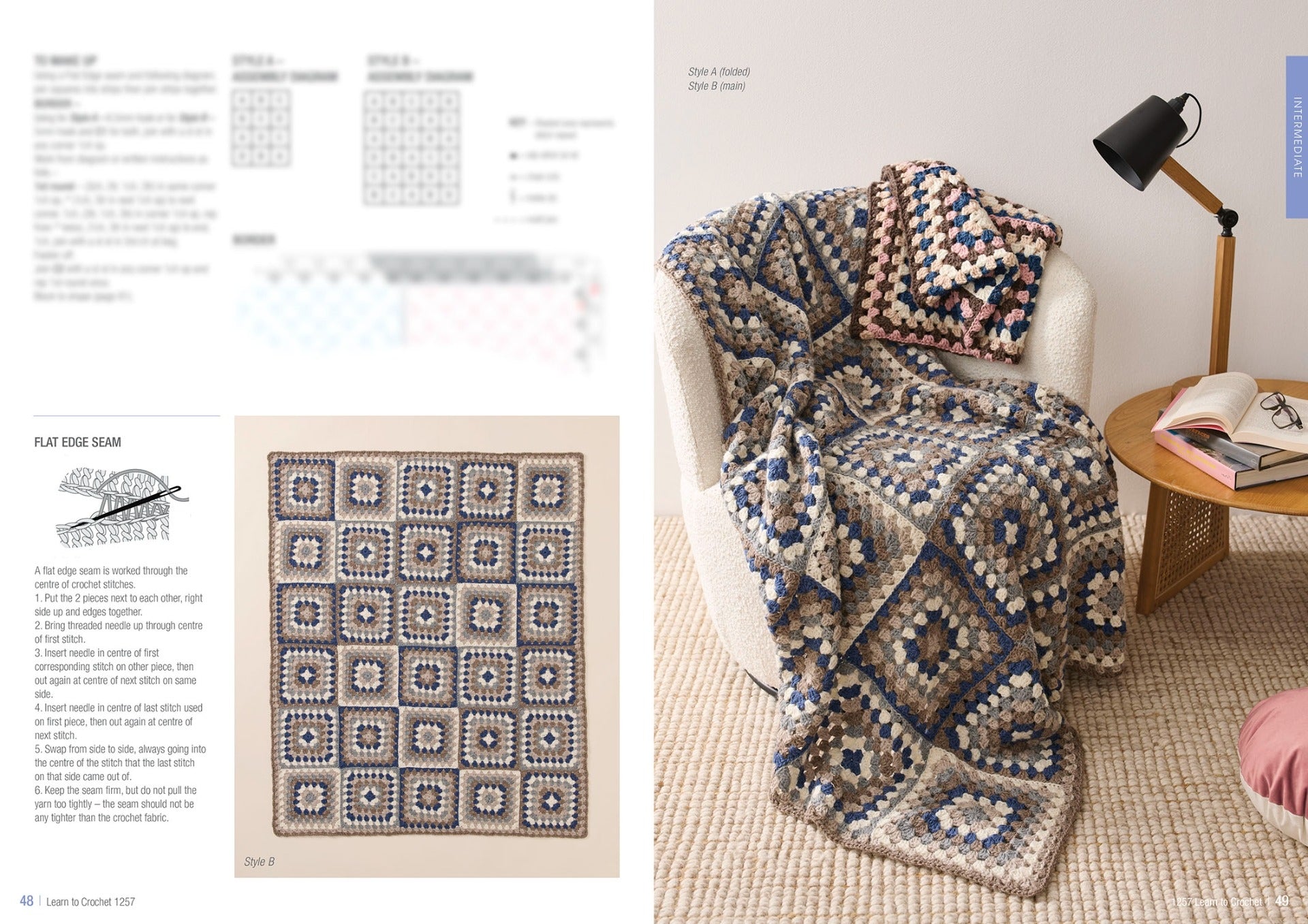 Patons: Learn to Crochet Pattern Booklet 1257