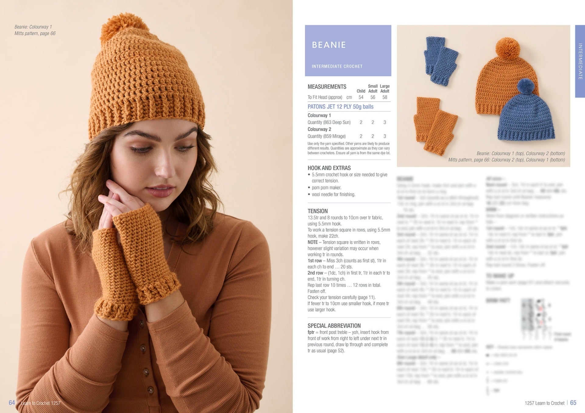 Patons: Learn to Crochet Pattern Booklet 1257