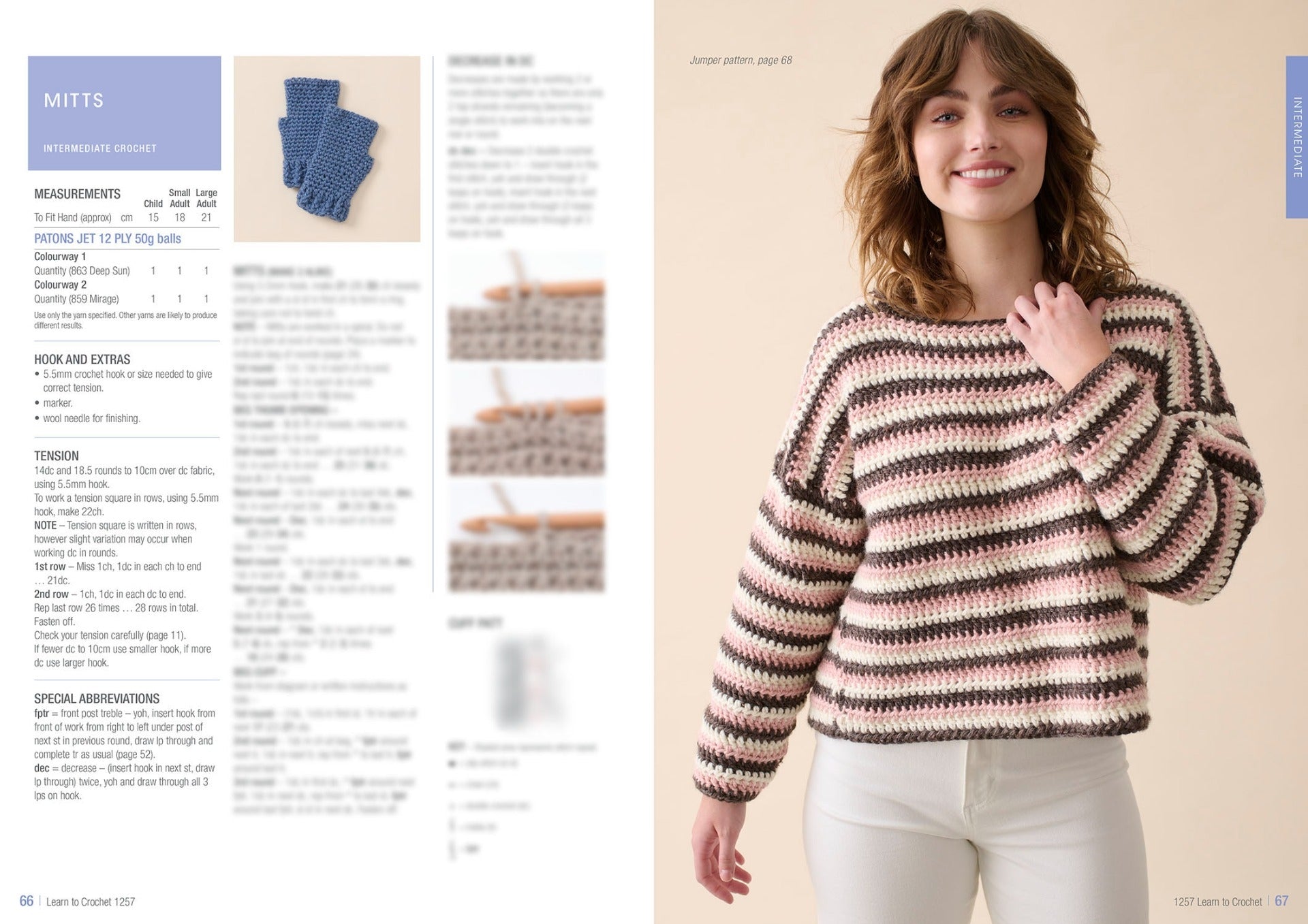 Patons: Learn to Crochet Pattern Booklet 1257