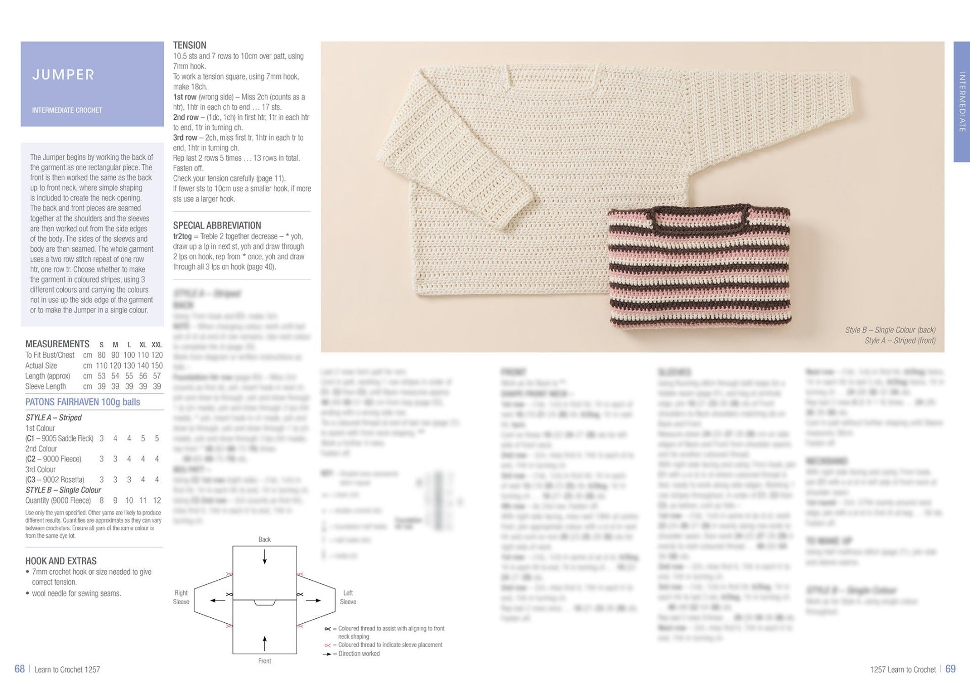 Patons: Learn to Crochet Pattern Booklet 1257