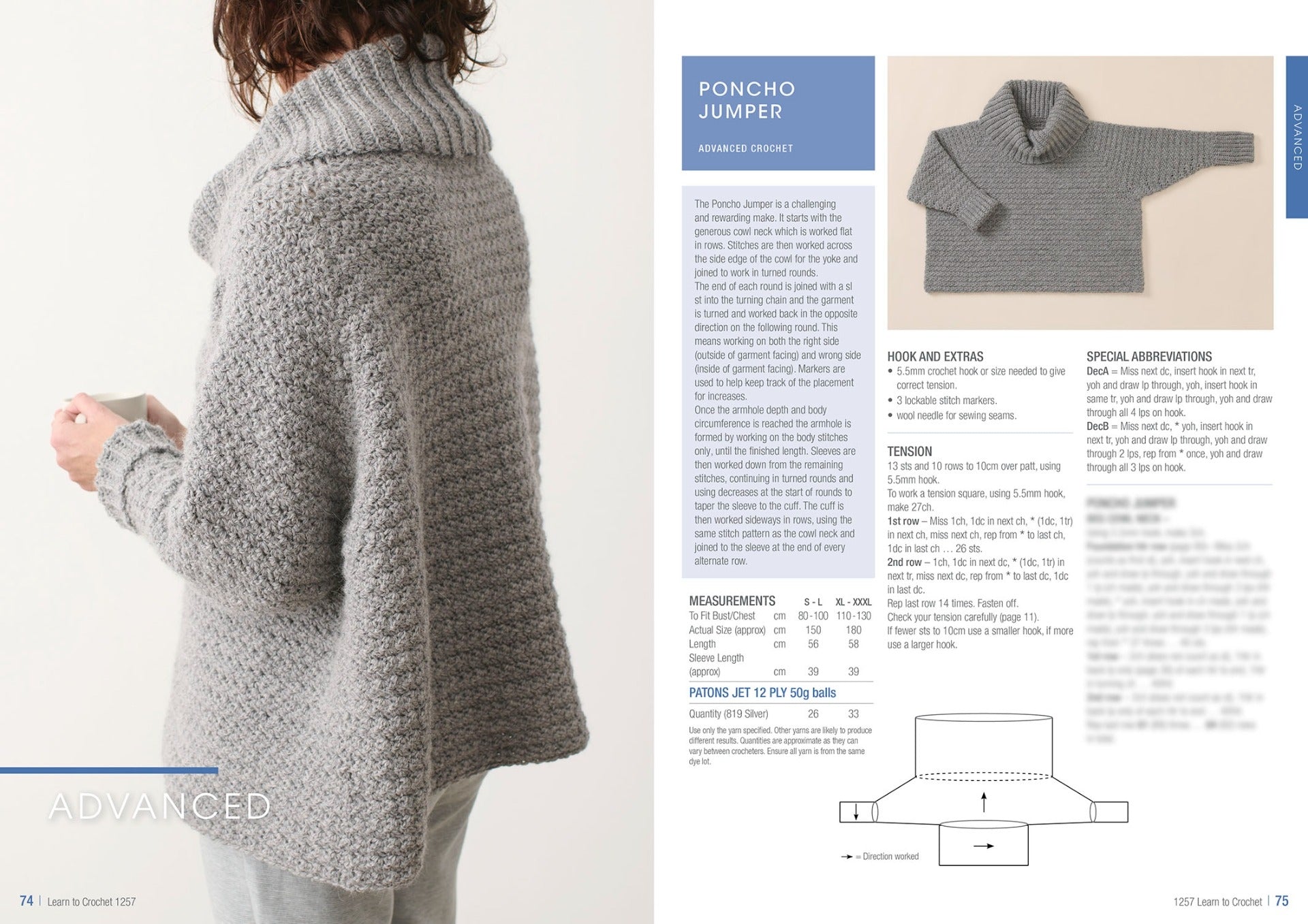 Patons: Learn to Crochet Pattern Booklet 1257