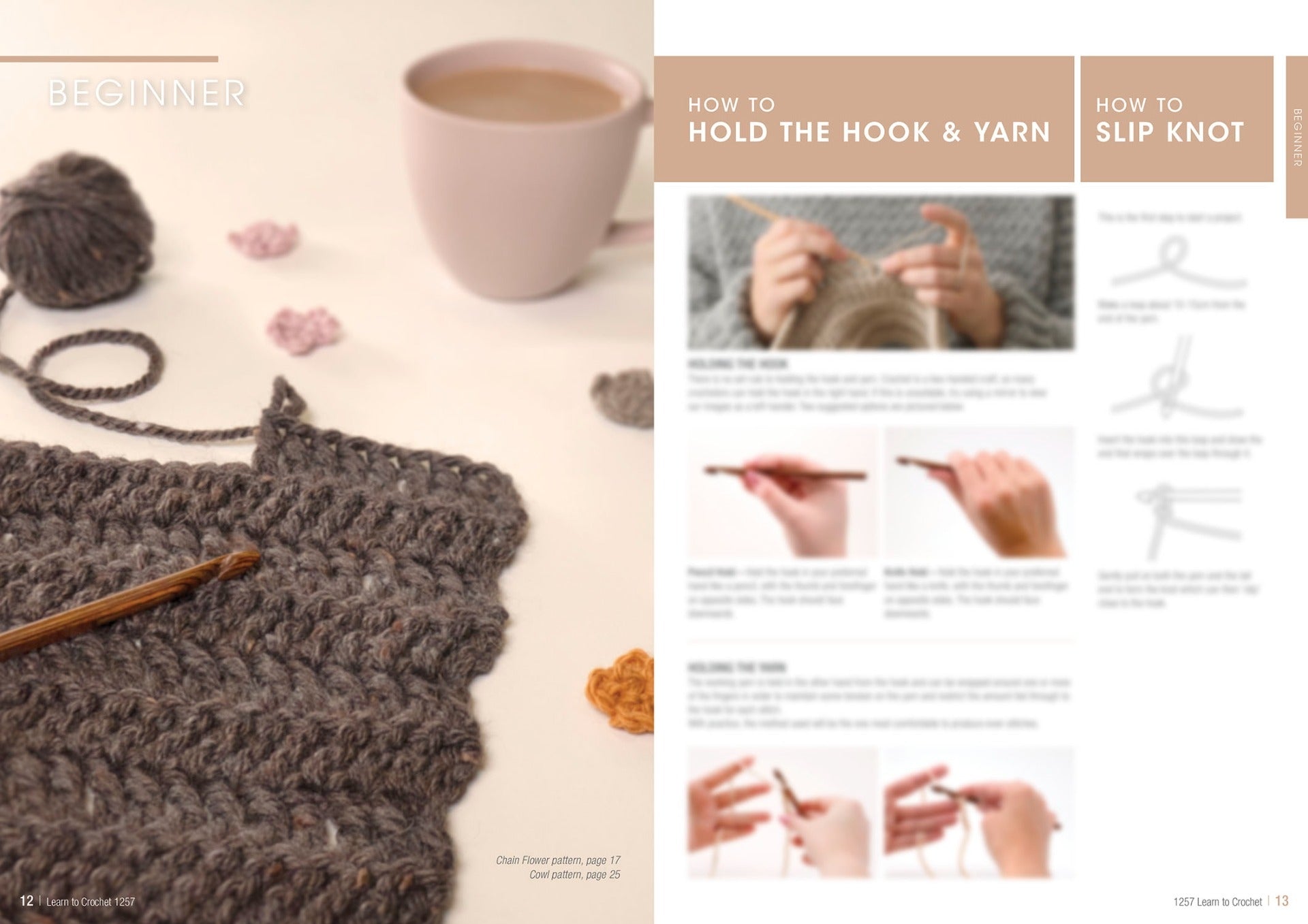 Patons: Learn to Crochet Pattern Booklet 1257