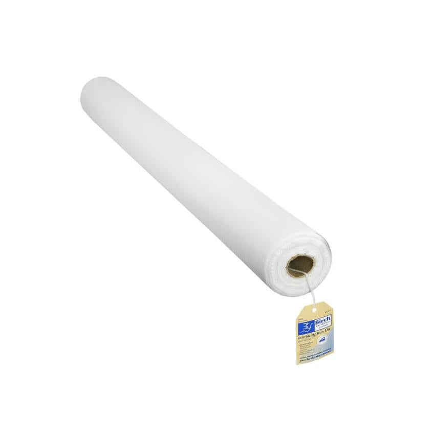 Birch Interfacing Iron On Lightweight WHITE ROLL 50m