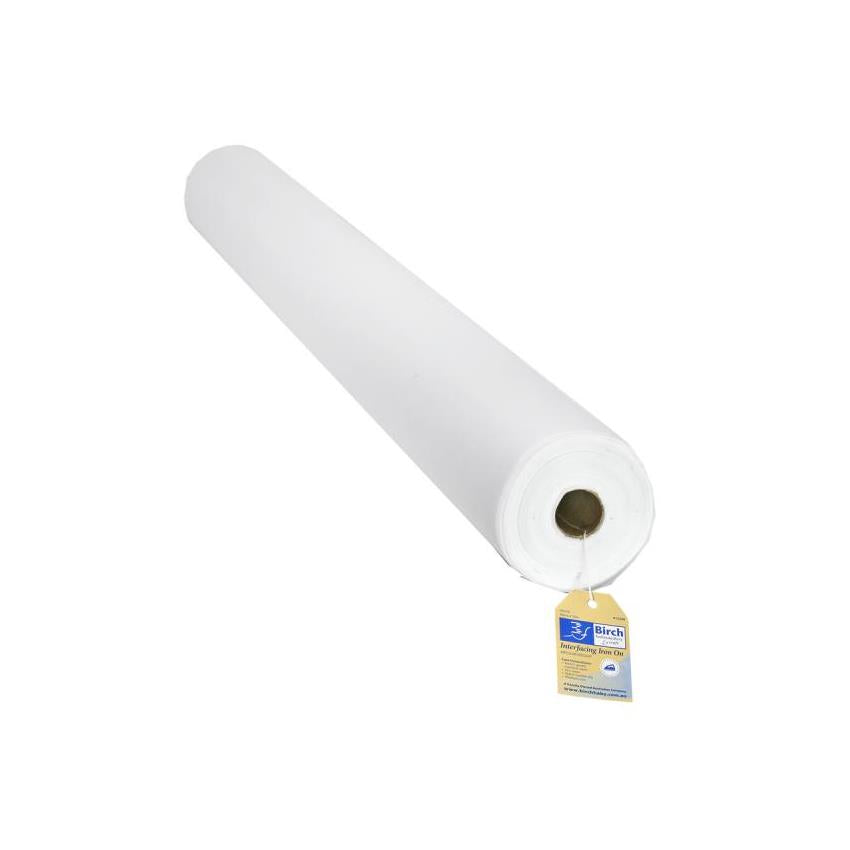 Birch Interfacing Iron On Medium weight WHITE