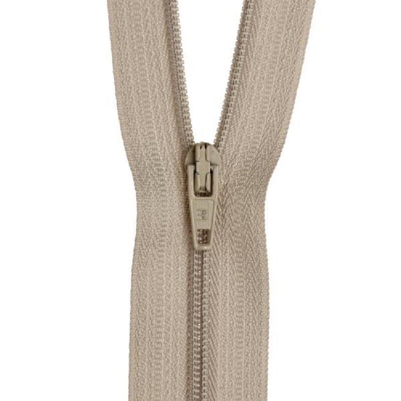 12cm Birch Nylon Dress Zipper Smoke Grey