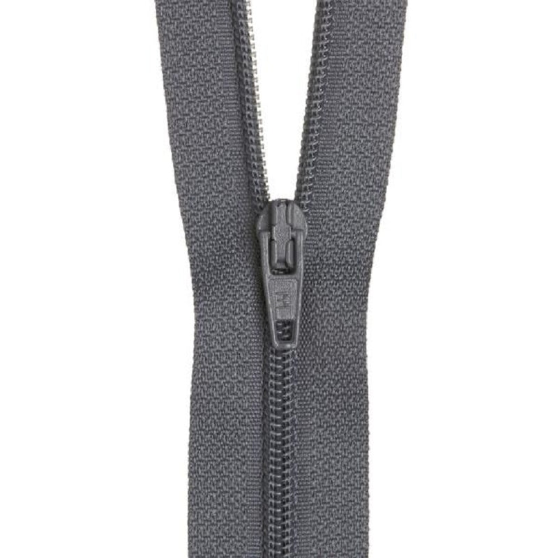 12cm Birch Nylon Dress Zipper Charcoal