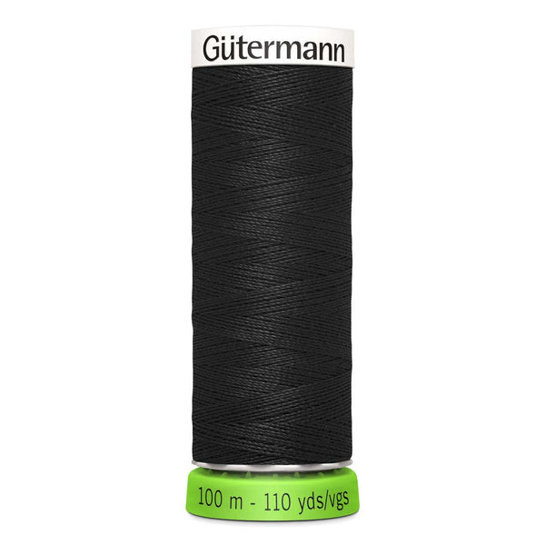 Gutermann Sew-All Polyester rPET Thread 100m/110 yds 000 - Black