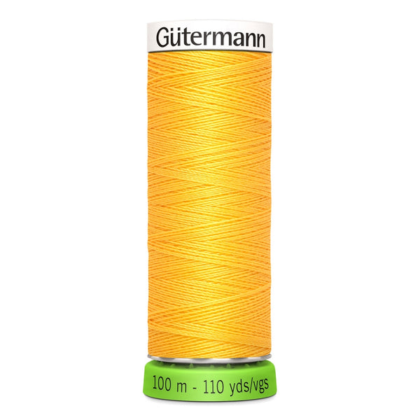 Gutermann Sew-All Polyester rPET Thread 100m/110 yds Col 417 - Dark Yellow