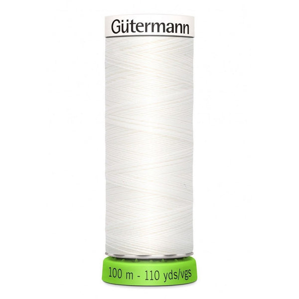 Gutermann Sew-All Polyester rPET Thread 100m/110 yds 800 - White