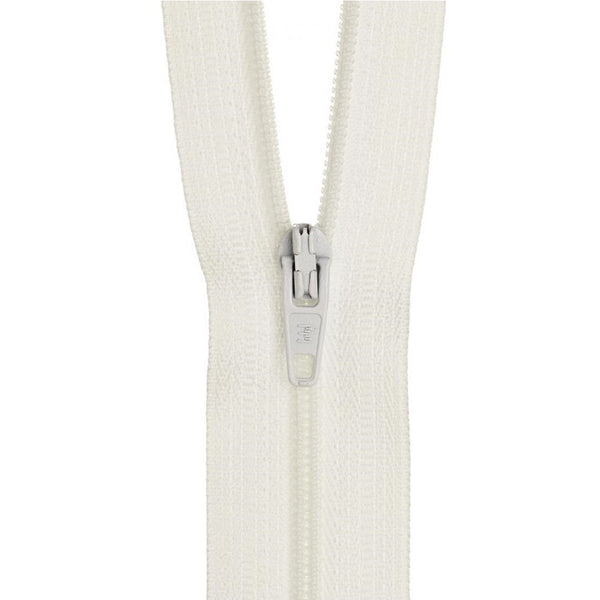 18cm Birch Nylon Dress Zipper White
