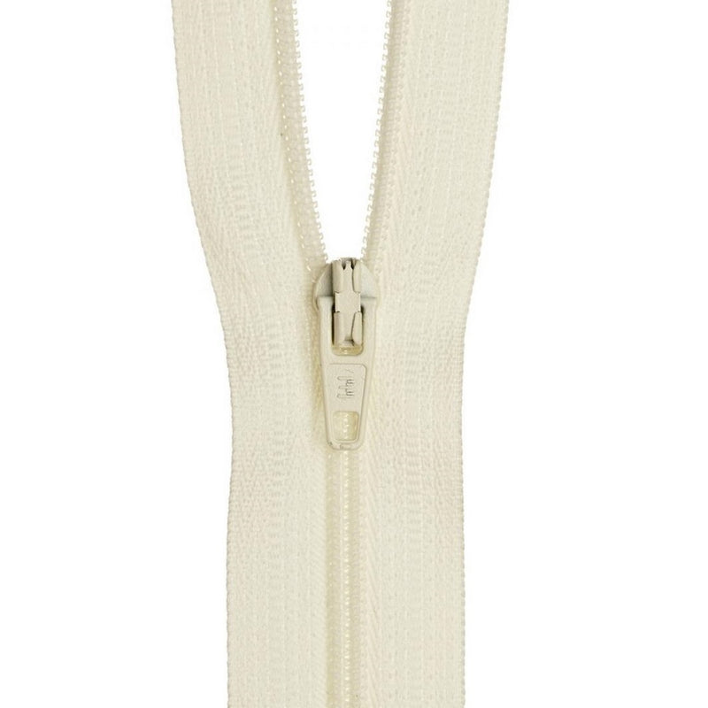 15cm Birch Nylon Dress Zipper Cream