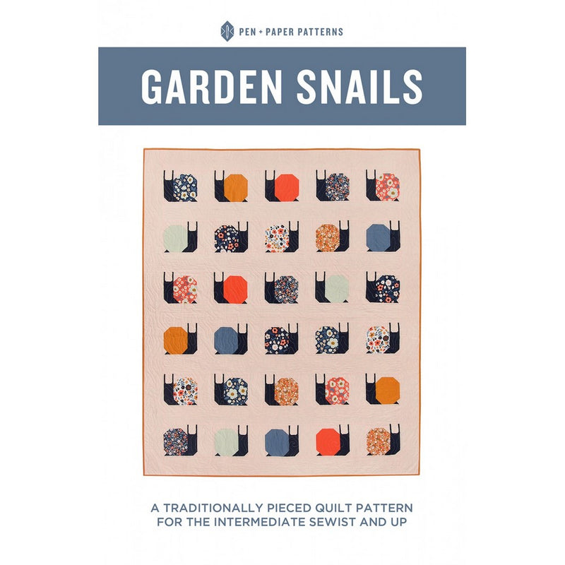 Paper and Pen: Garden Snails Quilt Pattern
