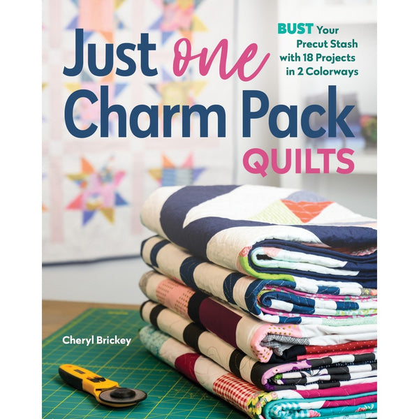 Stash Books: Just One Charm Pack Quilts by Cheryl Brickey