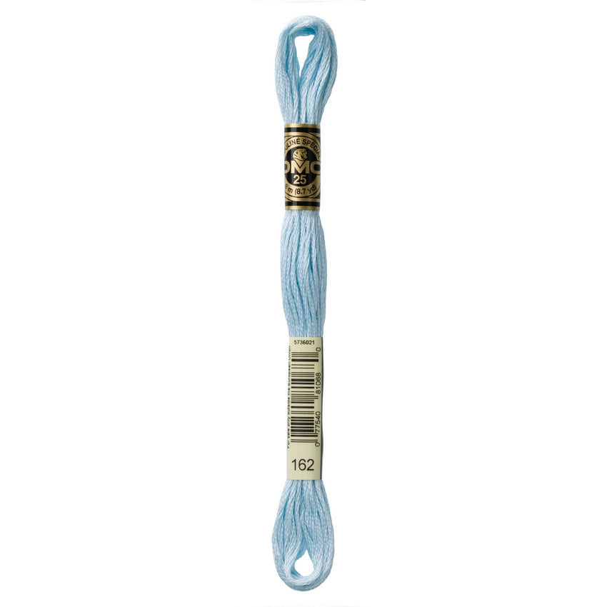 DMC 162 Six Stranded Embroidery Floss Ultra Very Light Blue