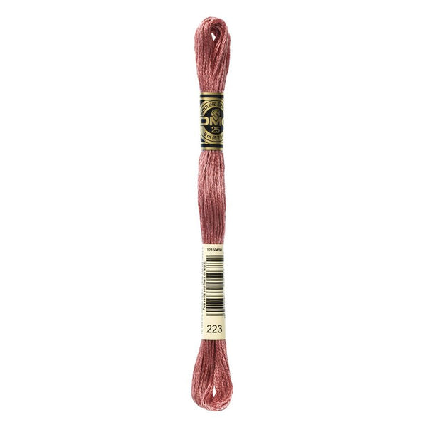 DMC 223 Six Stranded Embroidery Floss Light Shell Pink