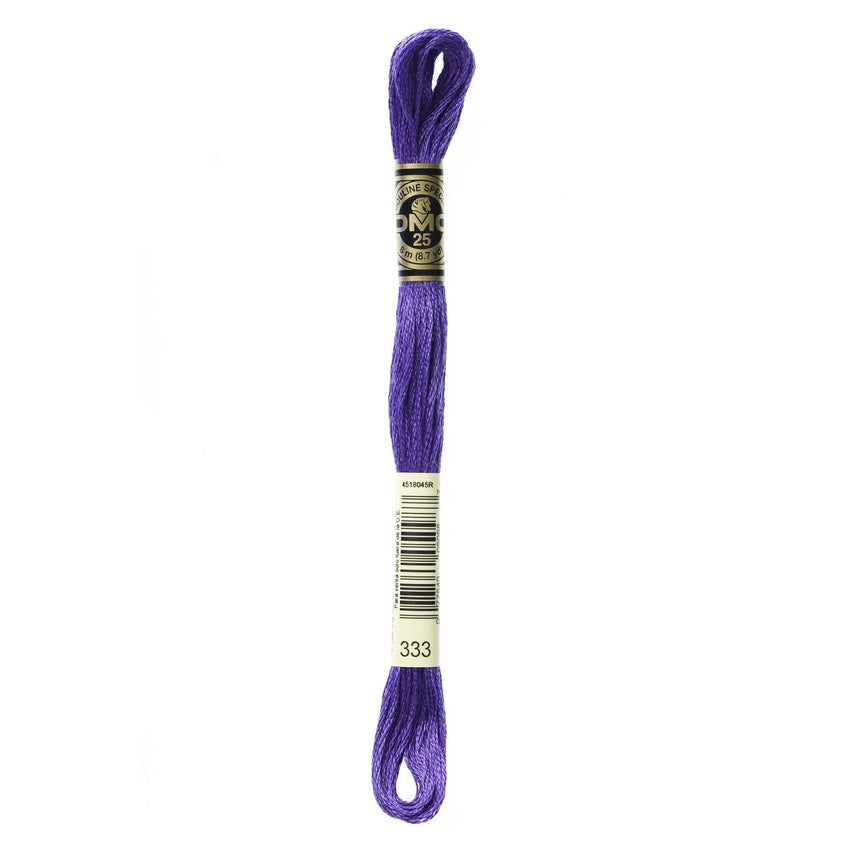 DMC 333 Six Stranded Embroidery Floss Very Dark Blue Violet