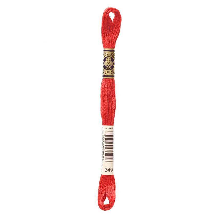 DMC 349 Six Stranded Embroidery Floss Dark Coral