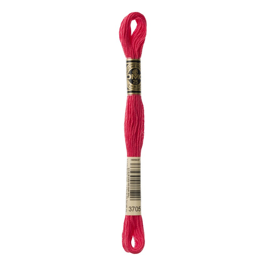 DMC 3705 Six Stranded Embroidery Floss Dark Melon