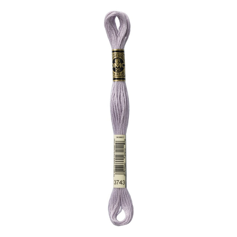 DMC 3743 Six Stranded Embroidery Floss Very Light Antique Violet