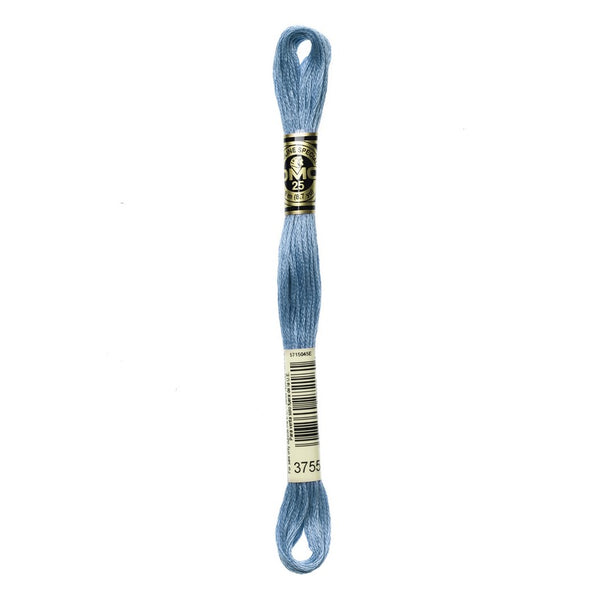 DMC 3755 Six Stranded Embroidery Floss Baby Blue