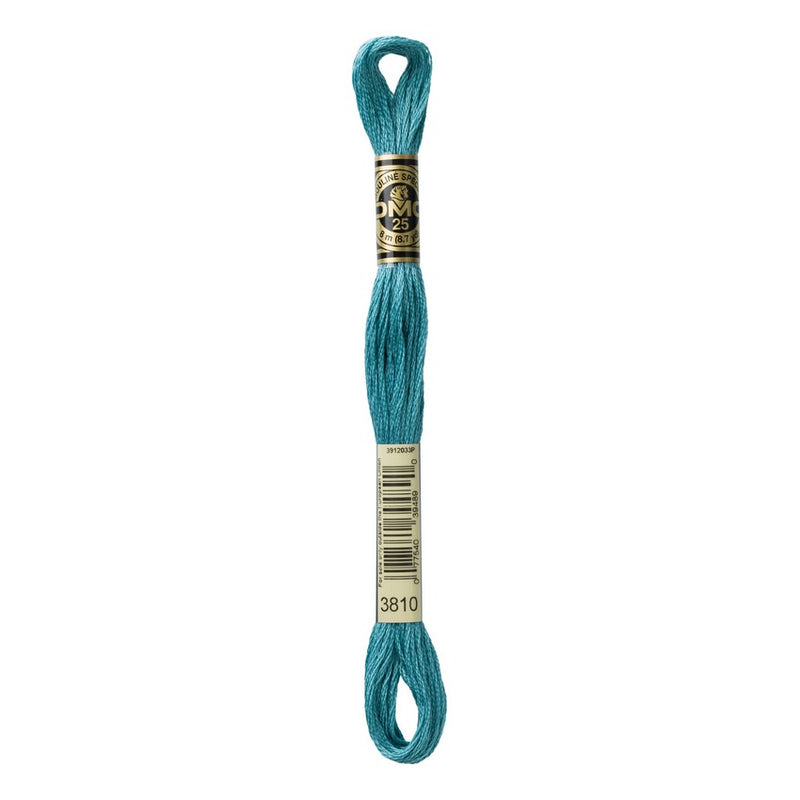 DMC 3810 Six Stranded Embroidery Floss Dark Turquoise