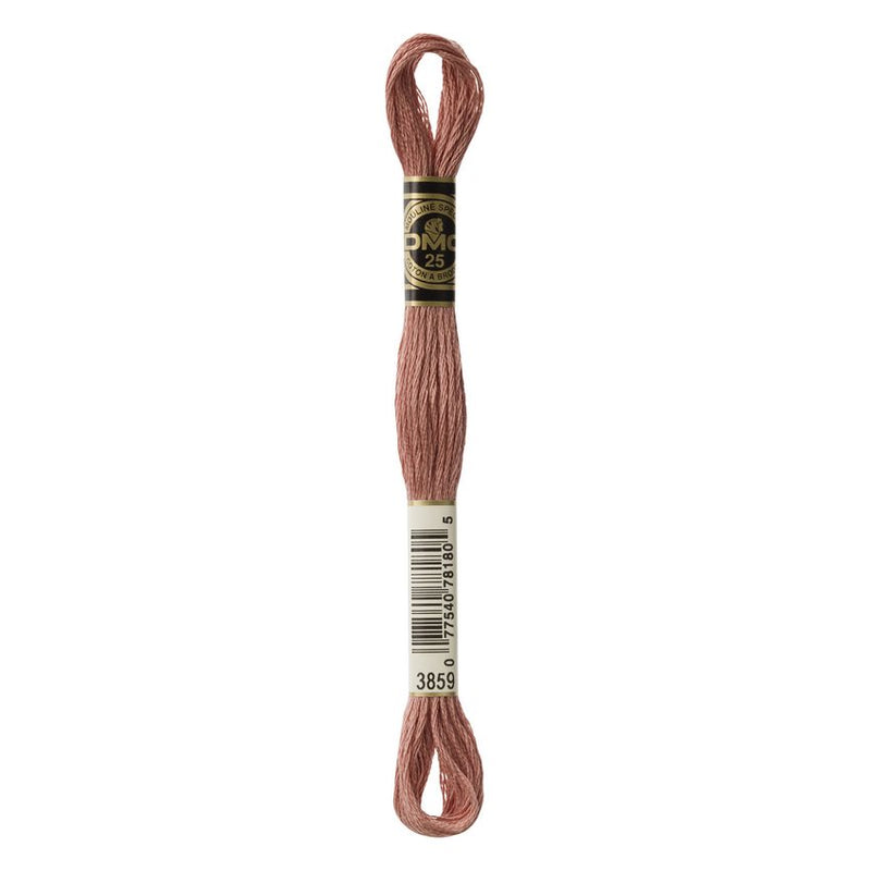 DMC 3859 Six Stranded Embroidery Floss Light Rosewood