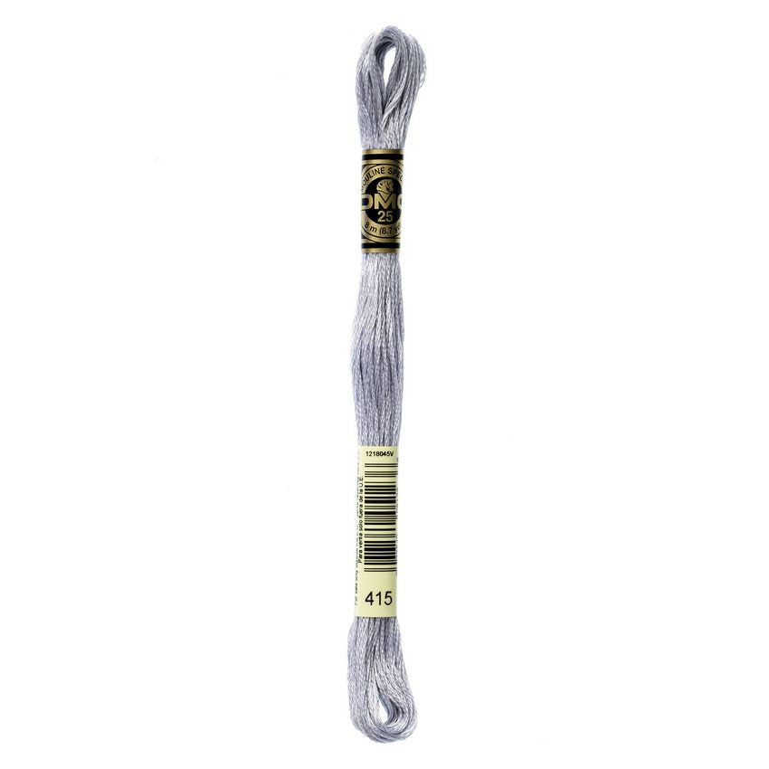 DMC 415 Six Stranded Embroidery Floss Pearl Gray