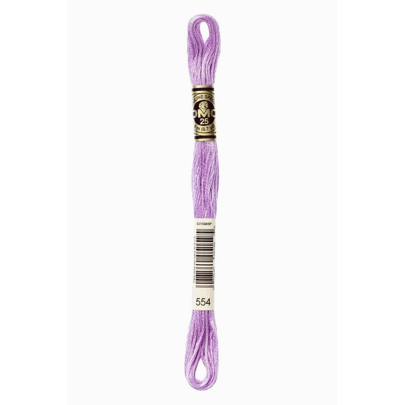 DMC 554 Six Stranded Embroidery Floss Light Violet
