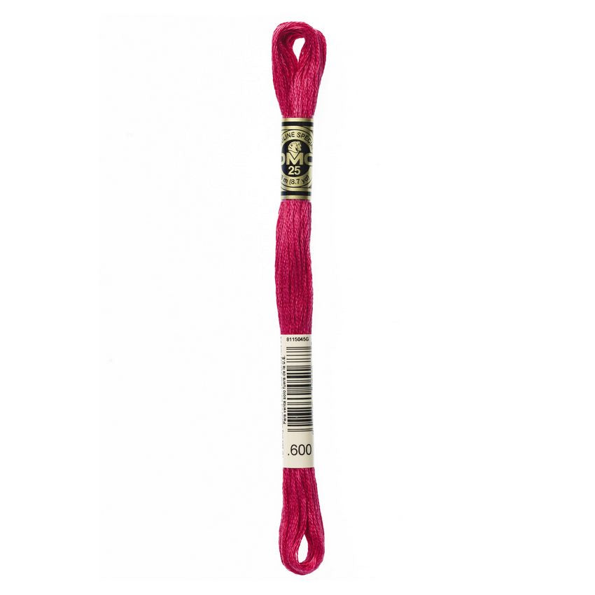 DMC 600 Six Stranded Embroidery Floss Very Dark Cranberry