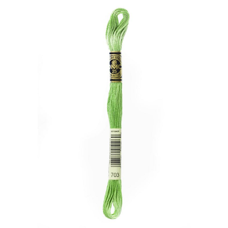 DMC 703 Six Stranded Embroidery Floss Chartreuse