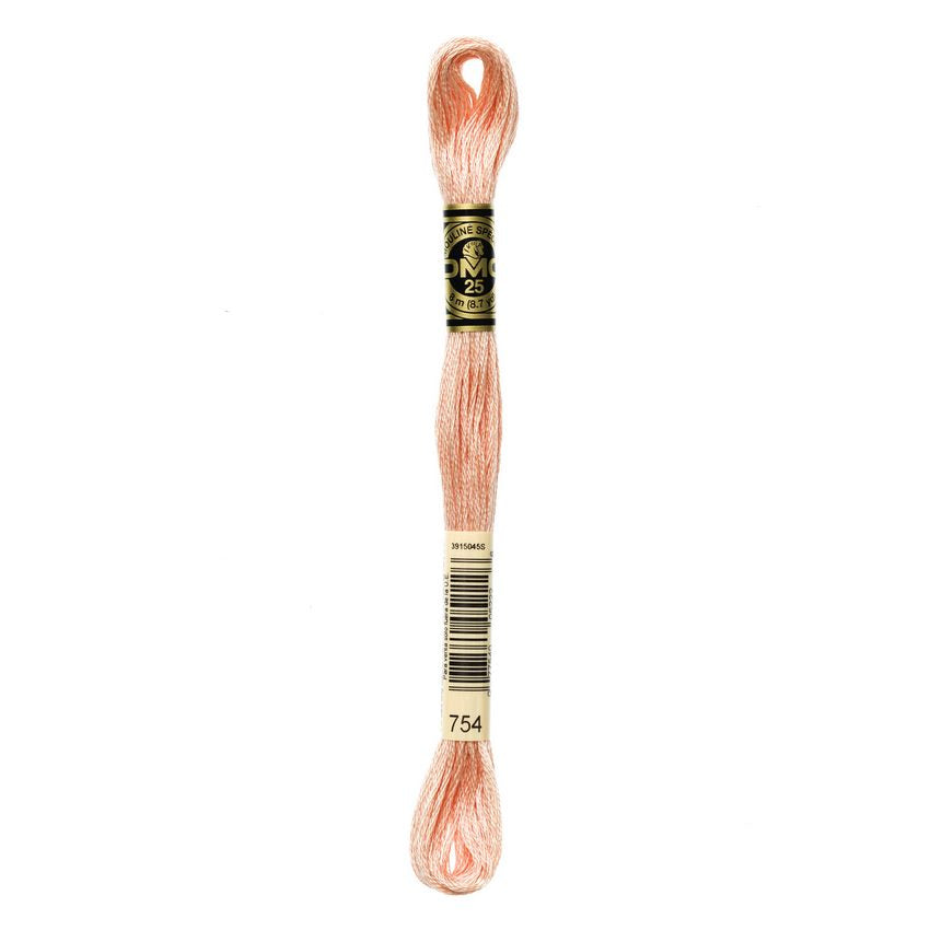 DMC 754 Six Stranded Embroidery Floss Light Peach