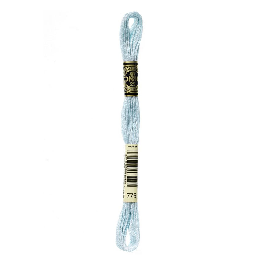 DMC 775 Six Stranded Embroidery Floss Very Light Baby Blue