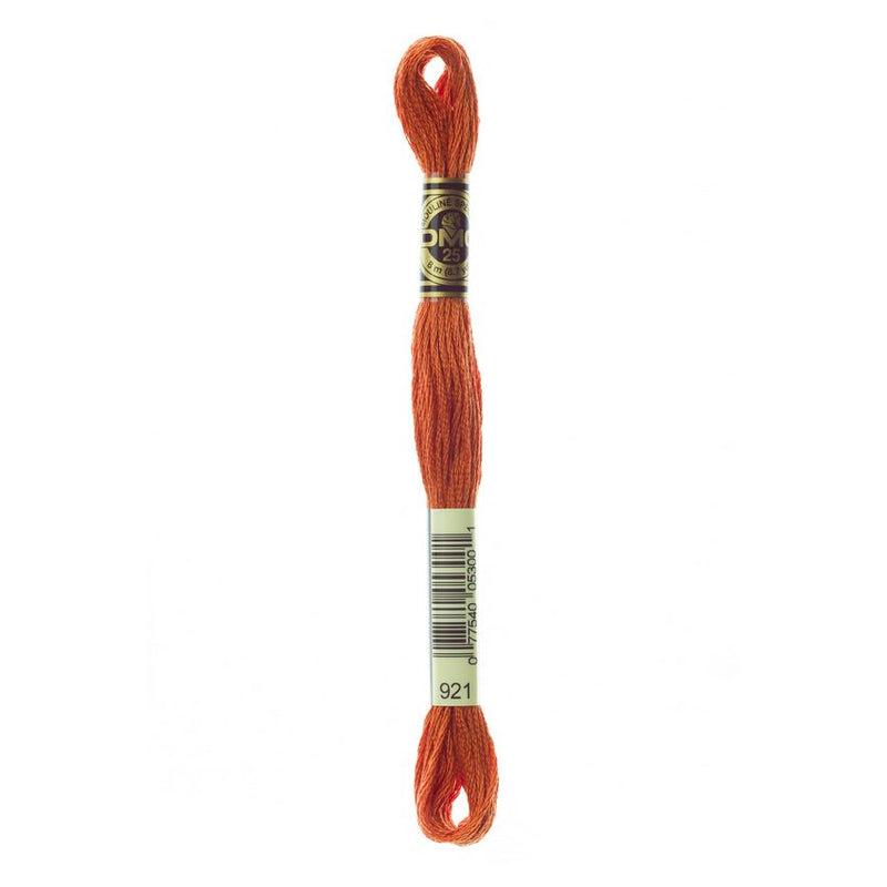 DMC 921 Six Stranded Embroidery Floss Copper