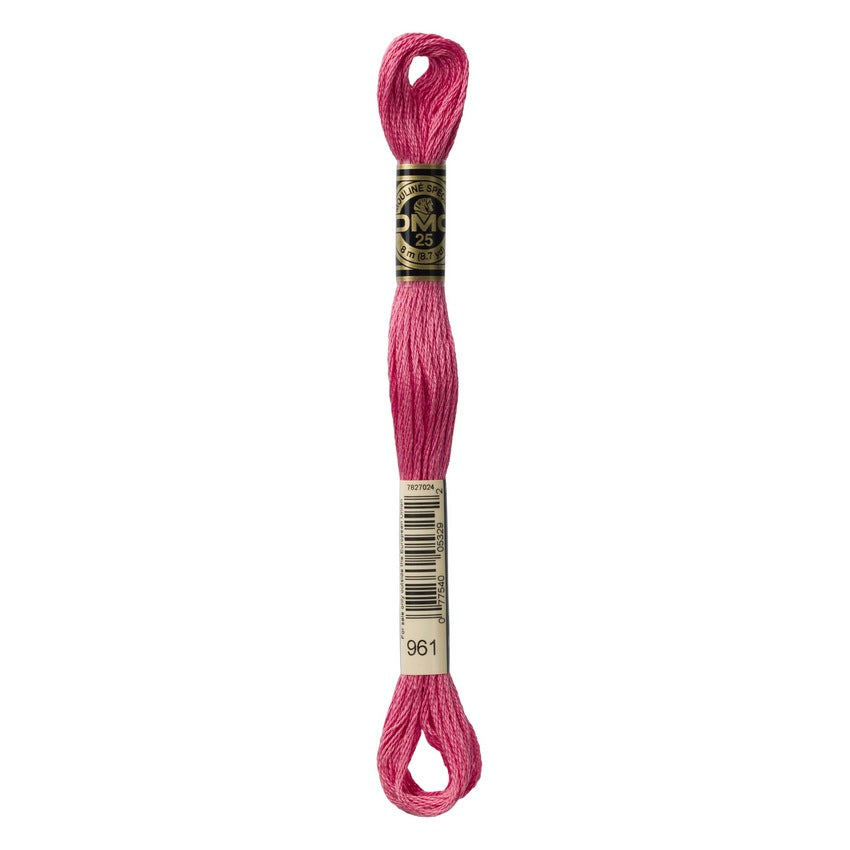 DMC 961 Six Stranded Embroidery Floss Dark Dusty Rose