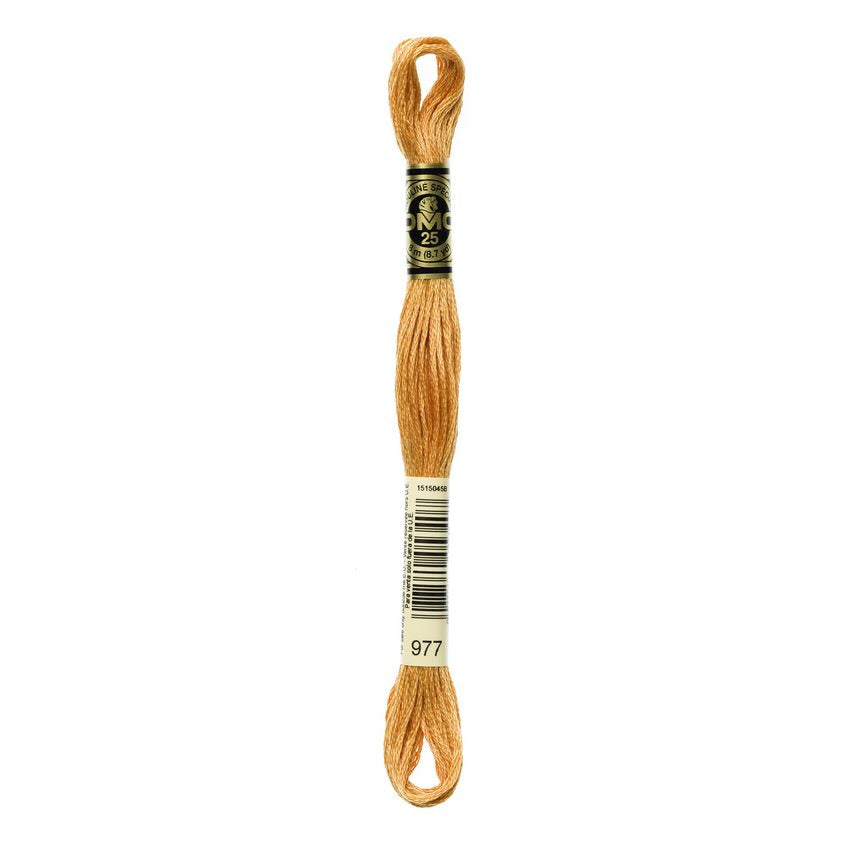 DMC 977 Six Stranded Embroidery Floss Light Golden Brown