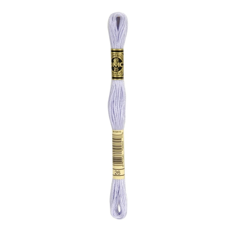 DMC 26 Six Stranded Embroidery Floss Pale Lavender