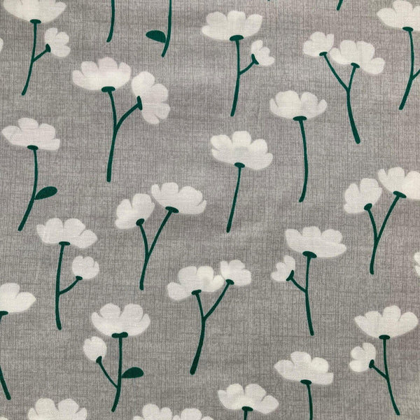 KOIZUMI Fabrics: Kakusi Kukkaa Nina in Grey