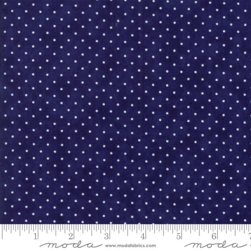 Essential Dots in Liberty Blue Moda Fabrics 8654 19