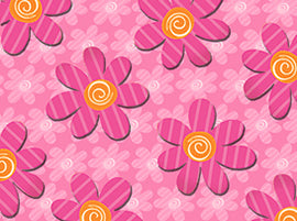 Kozie Kitties - Pink Flowers