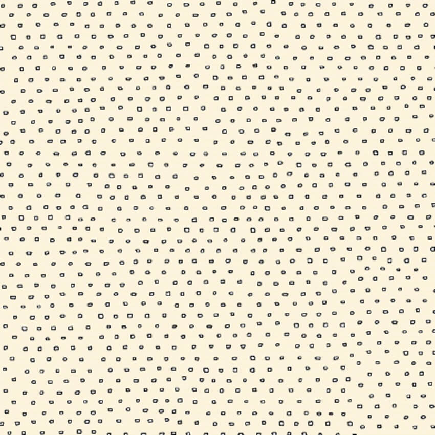 Pixie Dots Square Dot Blender ECRU