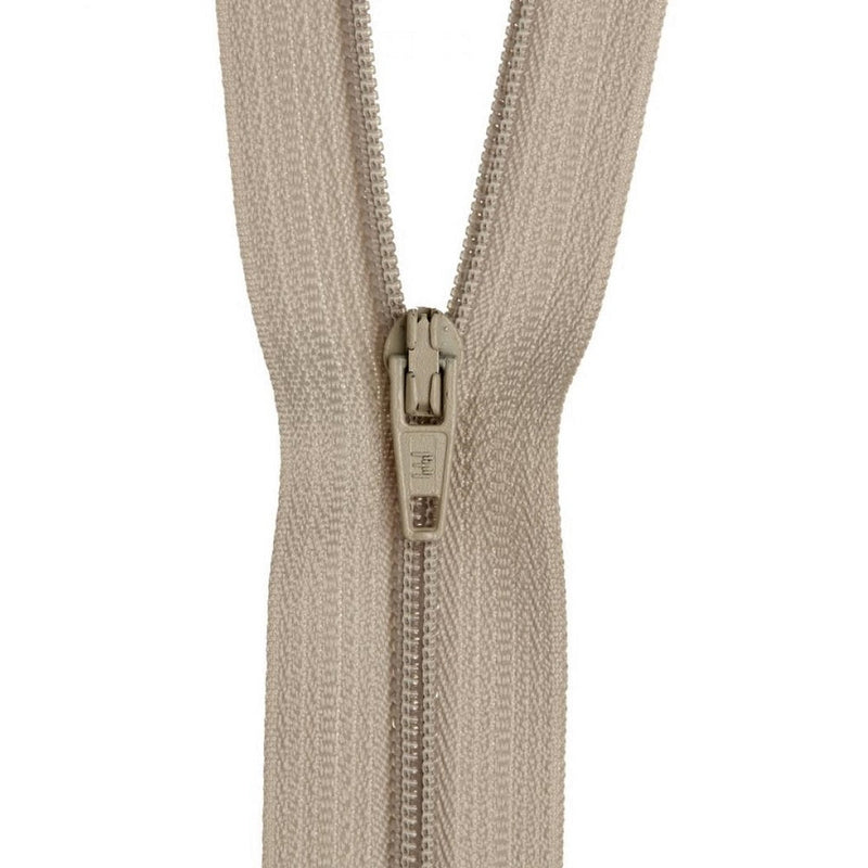 56cm Birch Nylon Dress Zipper Smoke Grey