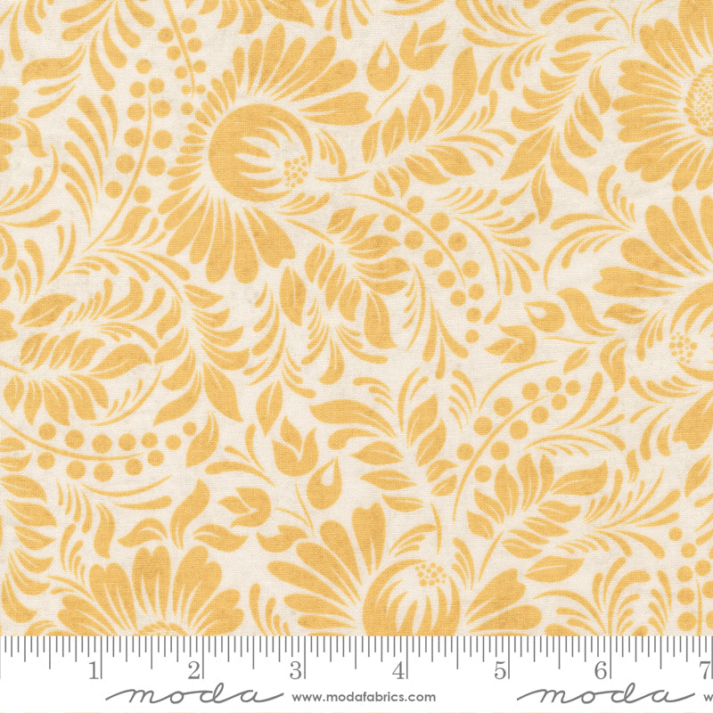 BasicGrey - Nutmeg - Harvest Moon Custard - Moda Fabrics 30700 12