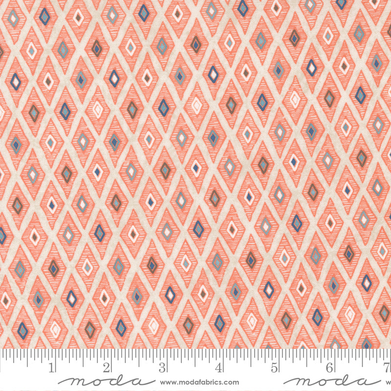 BasicGrey - Nutmeg - Cozy Checks Persimmon - Moda Fabrics 30706 14