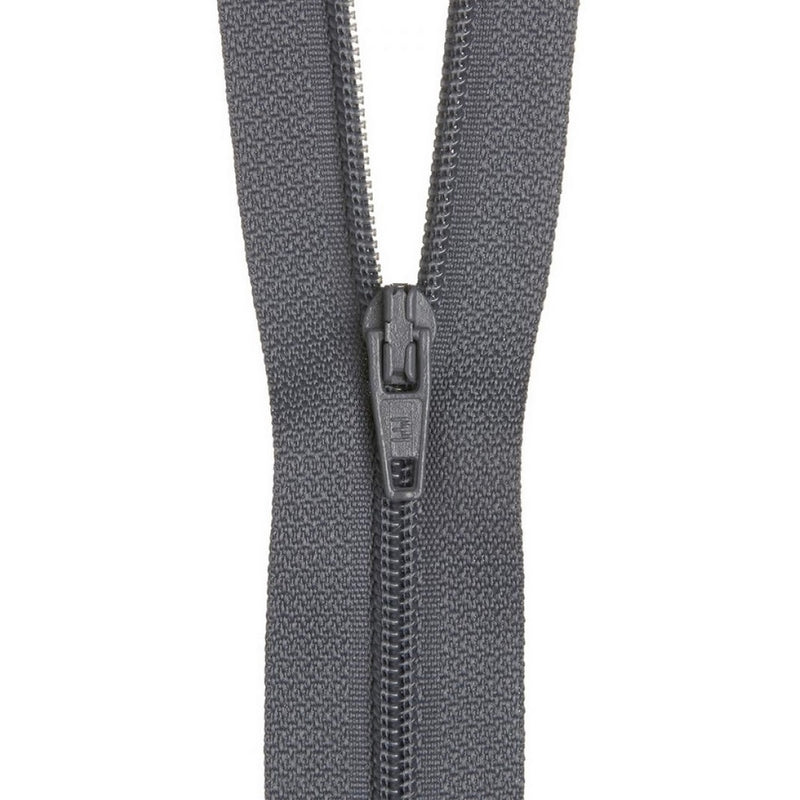 15cm Birch Nylon Dress Zipper Charcoal