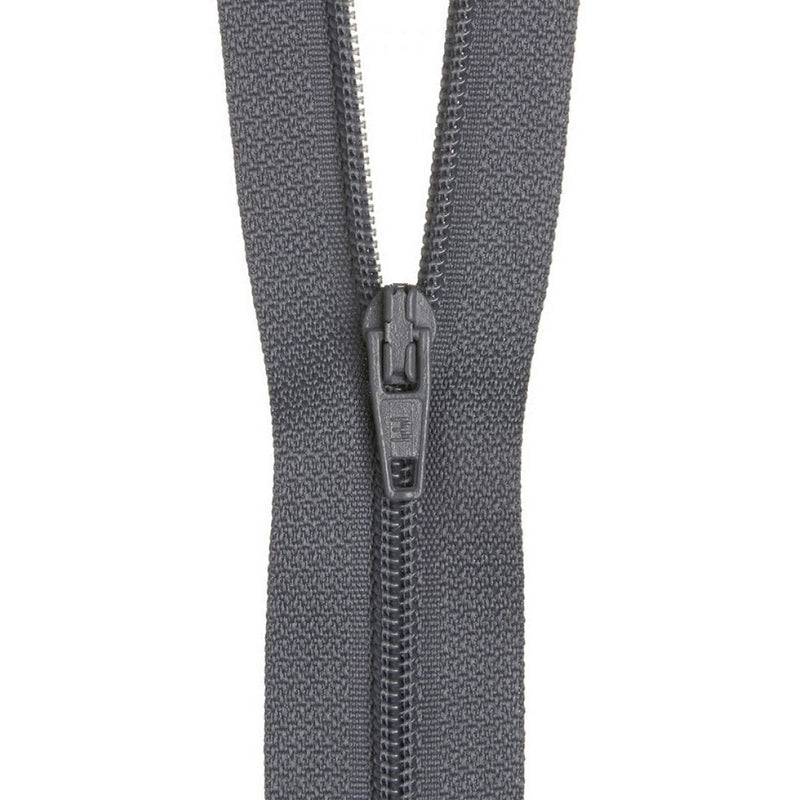61cm Birch Nylon Dress Zipper Charcoal