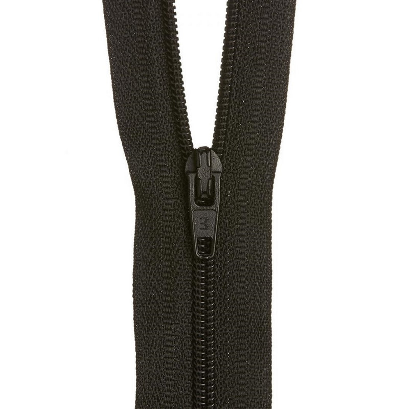 15cm Birch Nylon Dress Zipper Black
