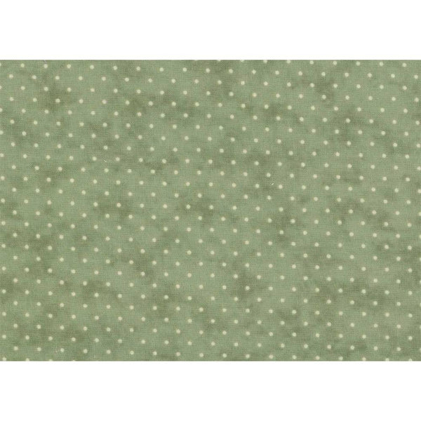 Essential Dots in Sage Green for Moda Fabrics 8654 15
