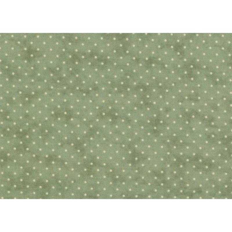 Essential Dots in Sage Green for Moda Fabrics 8654 15